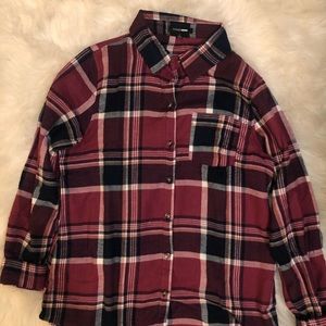 Long sleeve plaid flannel